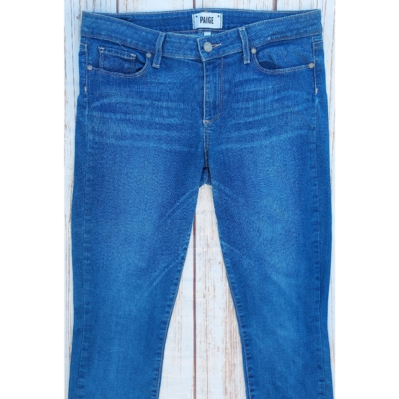 PAIGE Verdugo Crop Skinny Ankle Jeans | Size 29 - Picture 4 of 9